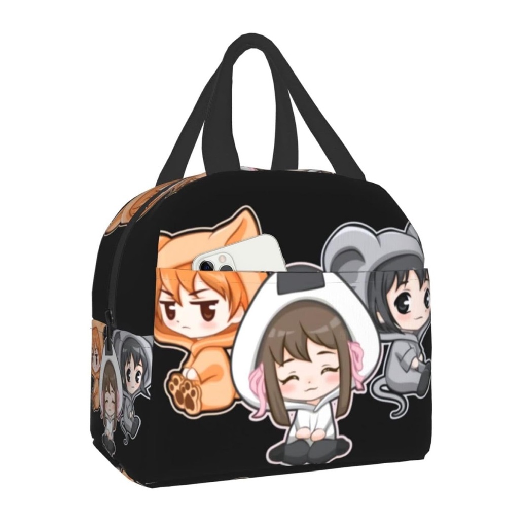 NEW| Lunch Bag “Kyo, Tohru & Yuki” Cartoon Themed